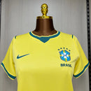 Camisa Seleção Brasileira Amarela 2026 Torcedor Feminina