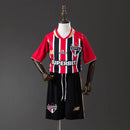 Conjunto Infantil São Paulo FC Tricolor Vermelho 2025 – Uniforme Completo Infantil | Camisa e Short