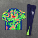 Conjunto Treino Brasil Goleiro 2026 – Camisa Manga Longa + Calça Dry Fit Esportiva