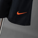 Conjunto Infantil Corinthians Preto e Laranja – Uniforme de Futebol com Camisa e Shorts
