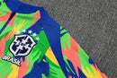 Conjunto Treino Brasil Goleiro 2026 – Camisa Manga Longa + Calça Dry Fit Esportiva