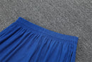 Conjunto de Treino França Salmão e Azul 2025 – Blusa Manga Longa com Zíper e Calça Esportiva