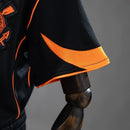 Conjunto Infantil Corinthians Preto e Laranja – Uniforme de Futebol com Camisa e Shorts