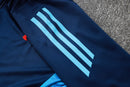 Conjunto de Treino Flamengo Azul Marinho 2025 – Blusa Manga Longa com Zíper e Calça Esportiva