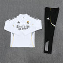 Conjunto de Treino Real Madrid 2025 – Agasalho Esportivo Manga Longa