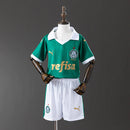 Conjunto Infantil Palmeiras Verde e Branco 2025 – Camisa e Short | Uniforme Esportivo Infantil
