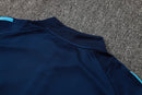 Conjunto de Treino Flamengo Azul Marinho 2025 – Blusa Manga Longa com Zíper e Calça Esportiva