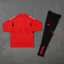 Conjunto de Treino Manchester United 2025 – Agasalho Esportivo Manga Longa