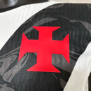 Camisa Vasco da Gama Branca Faixa Diagonal Preta