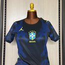 Camisa Seleção Brasileira Azul 2026 Torcedor Feminina