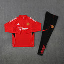 Conjunto de Treino Manchester United 2025 – Agasalho Esportivo Manga Longa