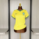 Camisa Seleção Brasileira Amarela 2026 Torcedor Feminina