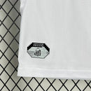 Conjunto Infantil Santos FC Branco 2025 – Uniforme Completo Infantil | Camisa e Short
