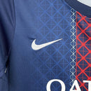 Conjunto Infantil PSG Home Azul-Marinho – Uniforme de Futebol com Camisa e Shorts