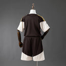 Conjunto Infantil Flamengo Preto e Dourado 2025/26