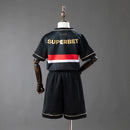 Kit Infantil São Paulo FC Preto 2025/26 – Uniforme Completo Camisa + Shorts